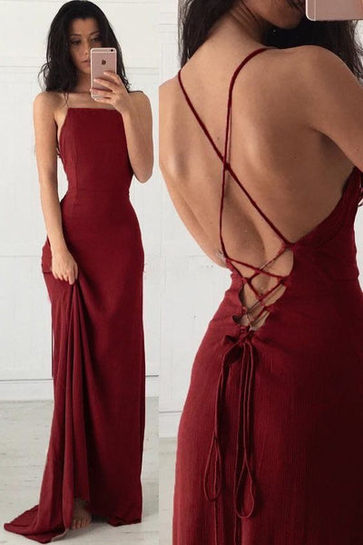 Sexy Backless Prom Dress Long, Evening ...
